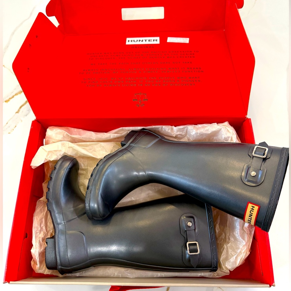 Hunter Kids Boots in Black